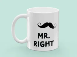 Tasse mit Aufdruck - Mr. Right