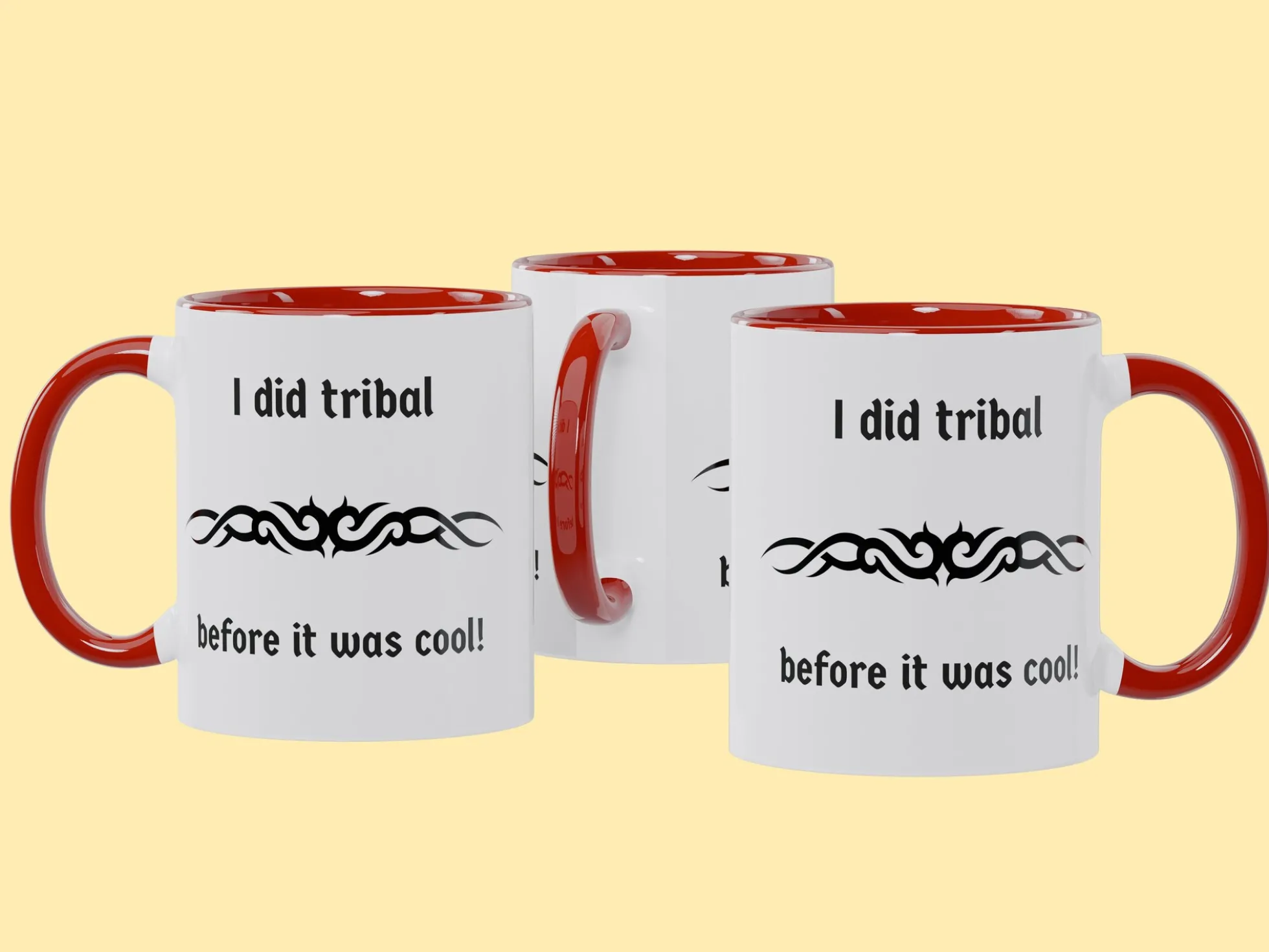 Tasse mit Aufdruck & Tribal