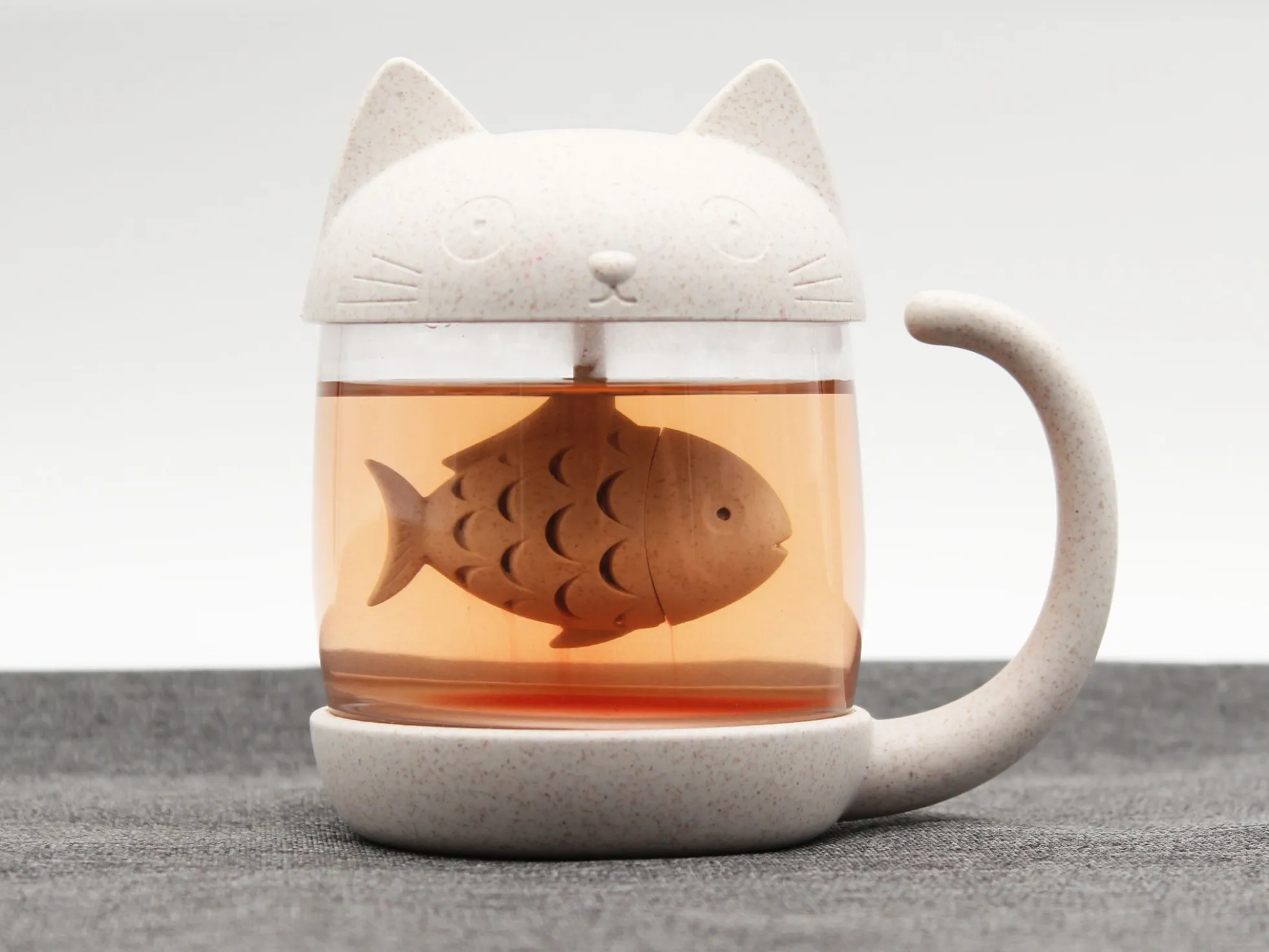 Teetasse Mit Teesieb - Katze