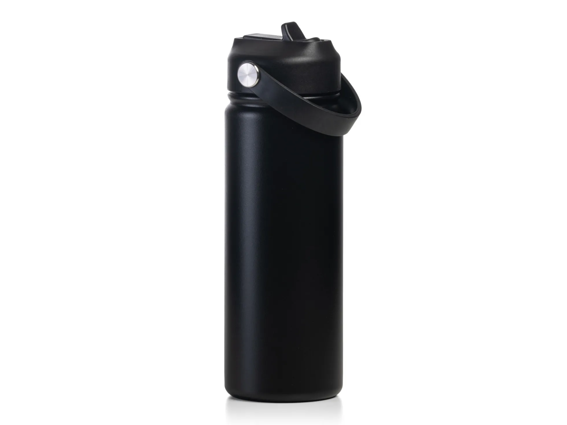 Thermosflasche mit Strohhalm 530 ml – Personalisierte Gravur