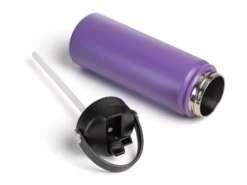 Thermosflasche mit Strohhalm 530 ml – Personalisierte Gravur