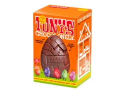 Tony's Chocolonely Vollmilchschokolade mit Karamell und Meersalz Osterei