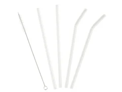 Trinkhalme Aus Glas, 4er-Pack