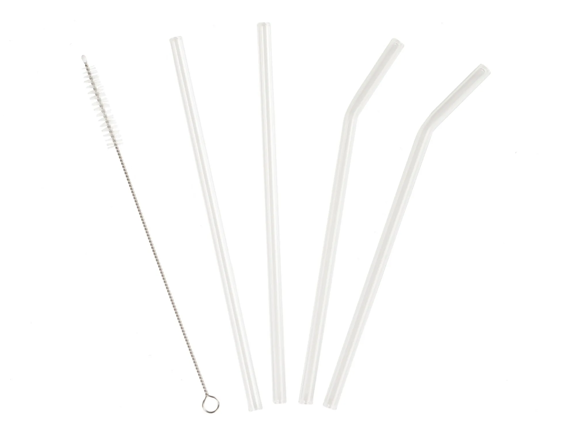 Trinkhalme Aus Glas, 4er-Pack