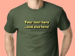 T-Shirt mit Eigenem Text