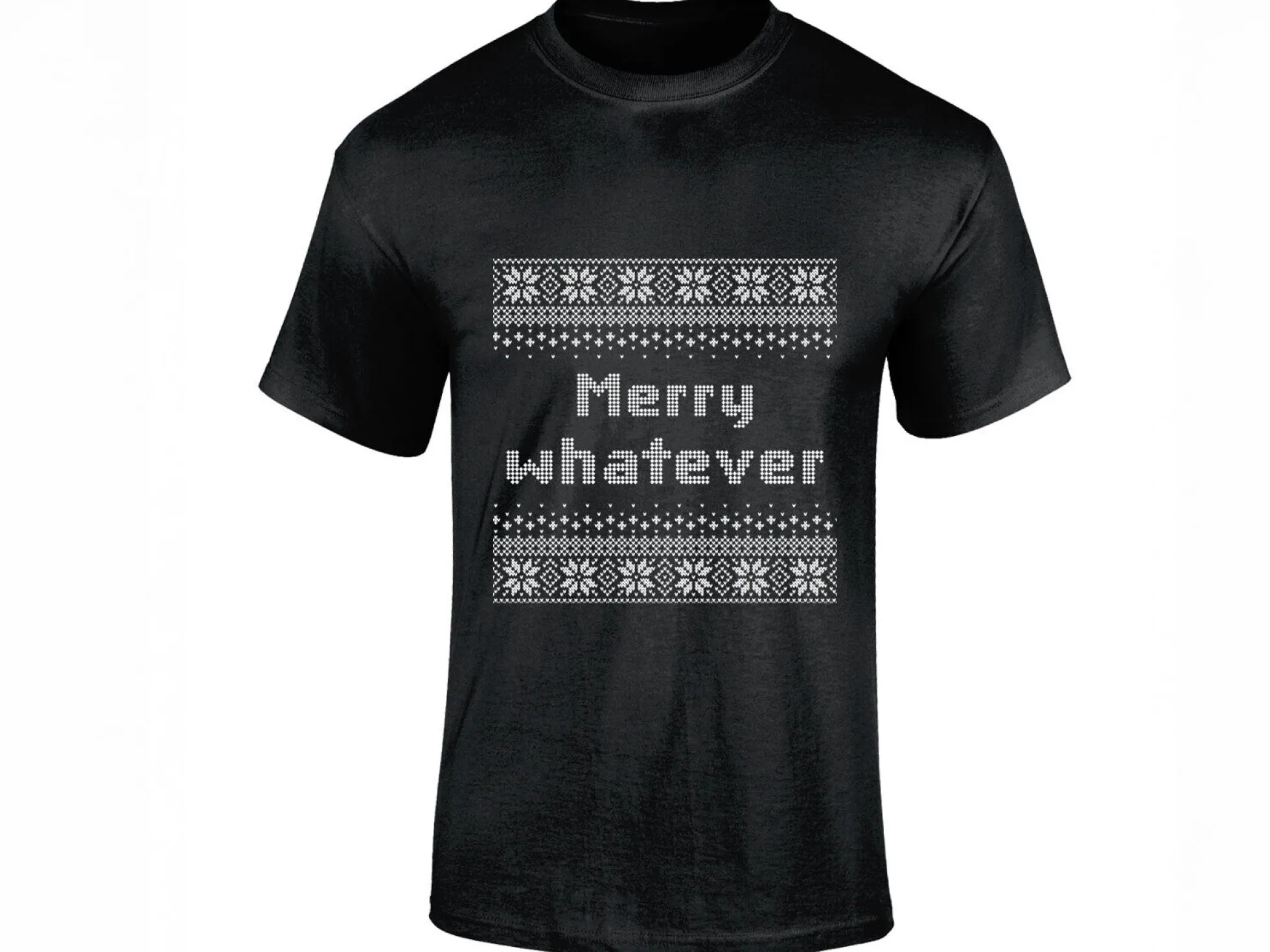T-Shirt mit eigenem Text – Weihnachtsdesign