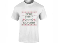 T-Shirt mit eigenem Text – Weihnachtsdesign