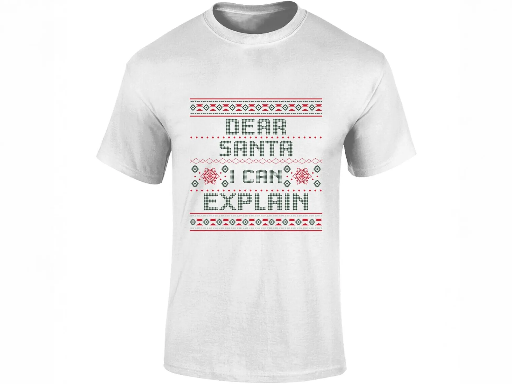 T-Shirt mit eigenem Text – Weihnachtsdesign