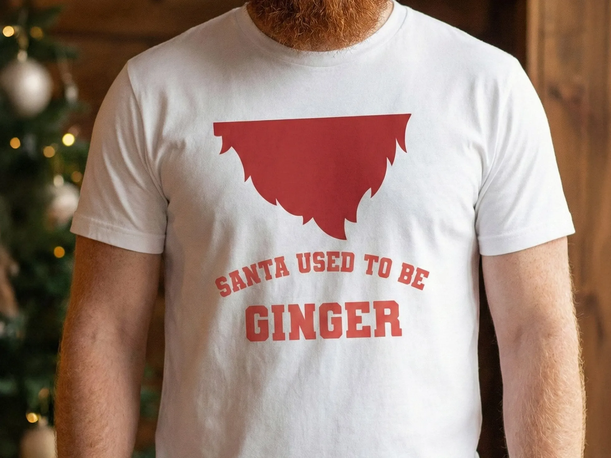 T-Shirt mit eigenem Text – Weihnachtsdesign