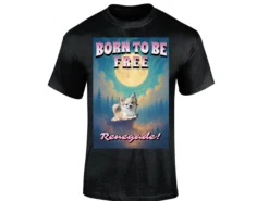 T-shirt mit eigenem Wolf-Design
