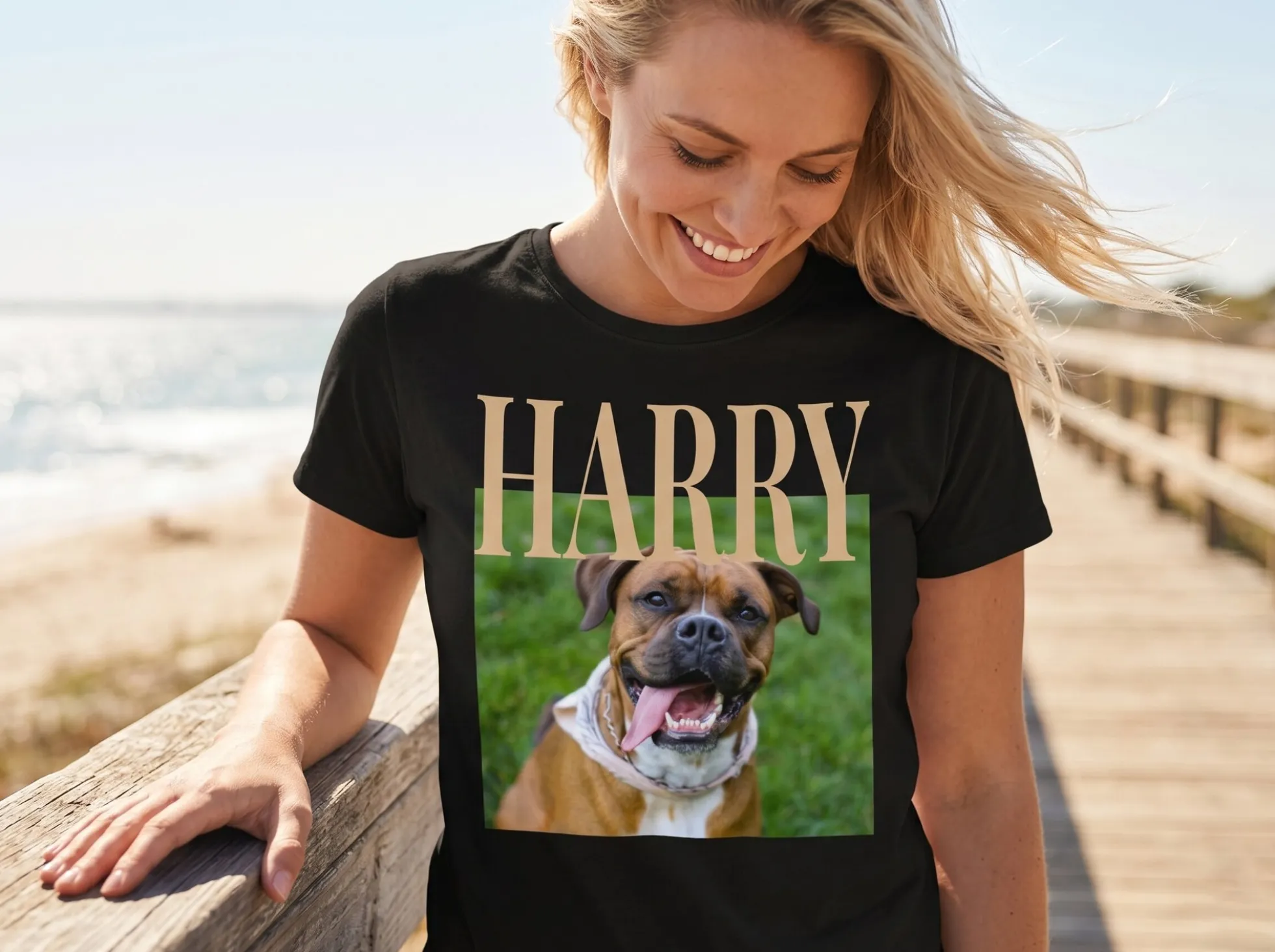 T Shirt mit Foto – Haustier