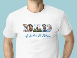 T-Shirt mit Foto & Text – Dad