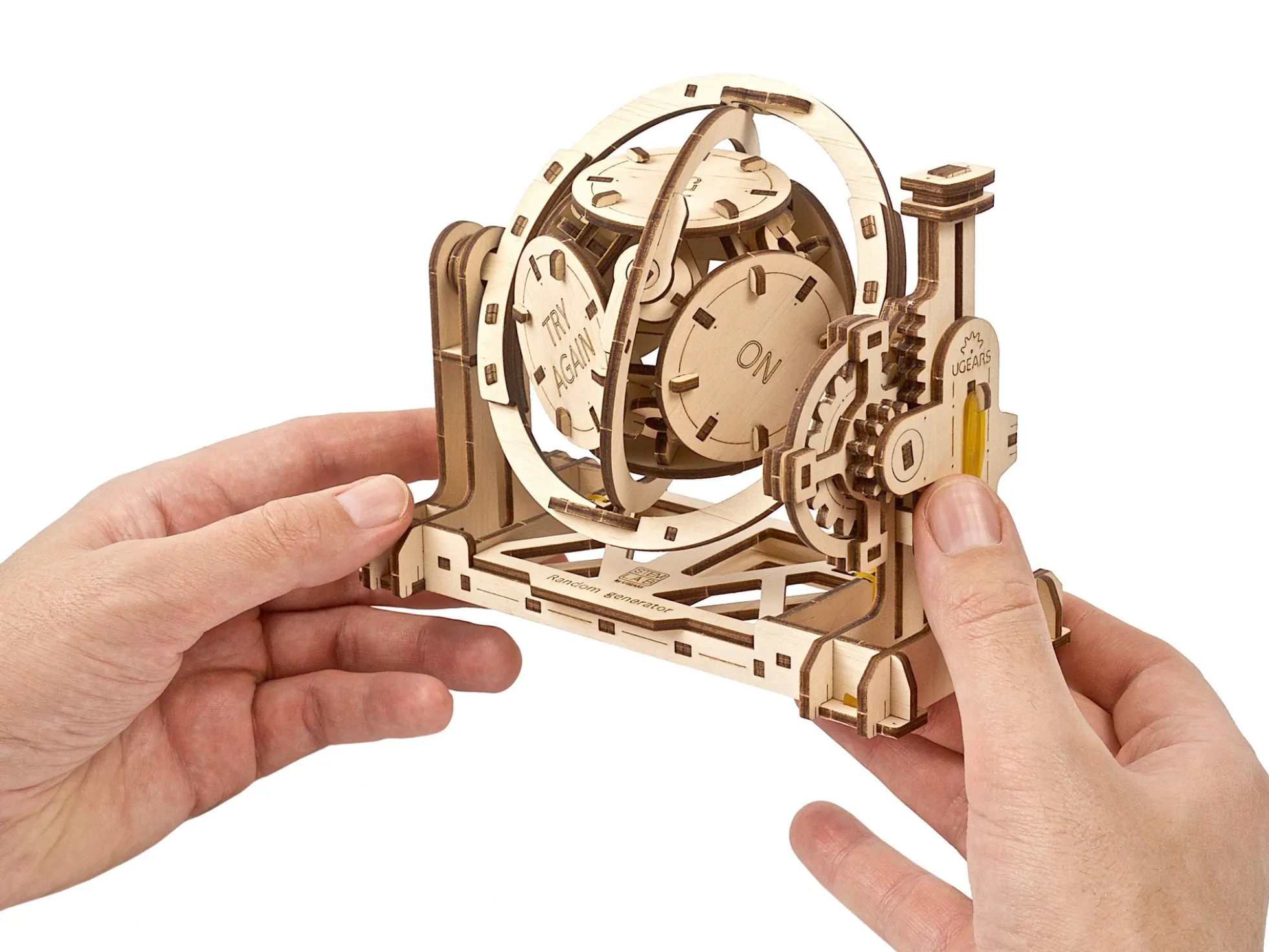Ugears 3D-Holzpuzzle - Zufallsgenerator STEM Lab