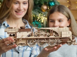 Ugears 3D Puzzle V-Express Steam Train Dampflok