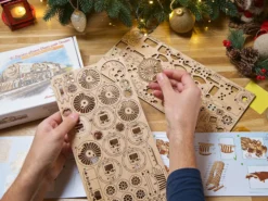 Ugears 3D Puzzle V-Express Steam Train Dampflok