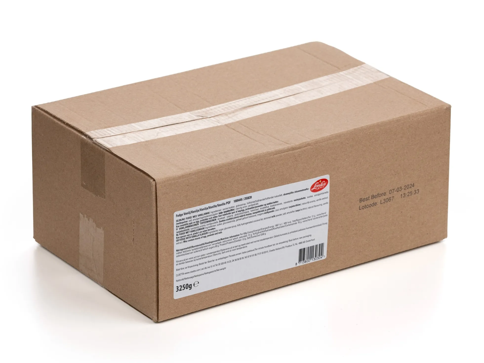 Vanille-Fudge Süßigkeiten 3,2 kg