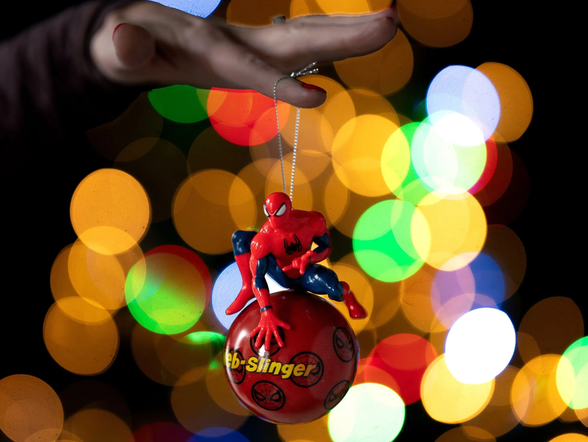 Weihnachtsbaumkugel Spiderman