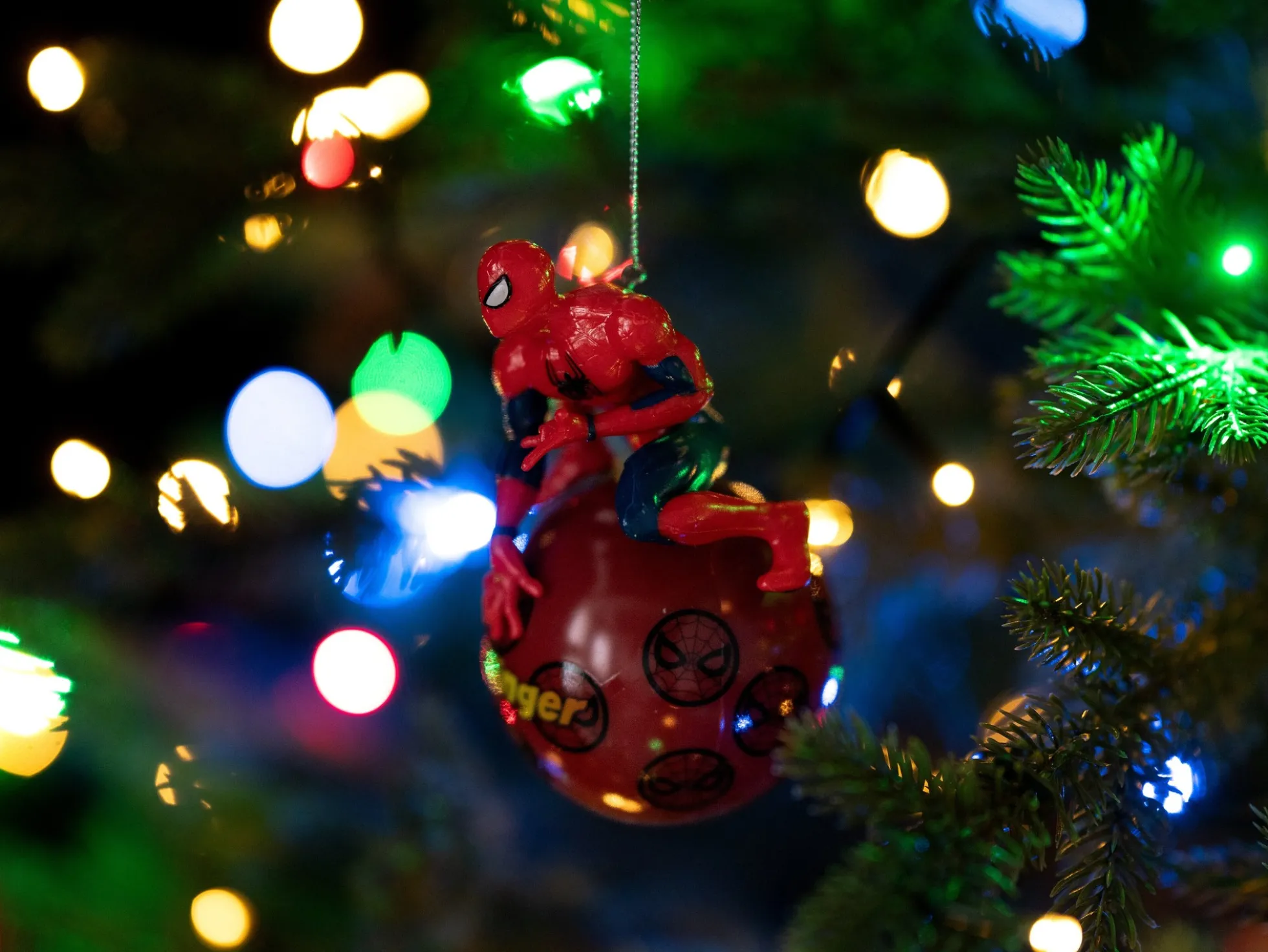 Weihnachtsbaumkugel Spiderman
