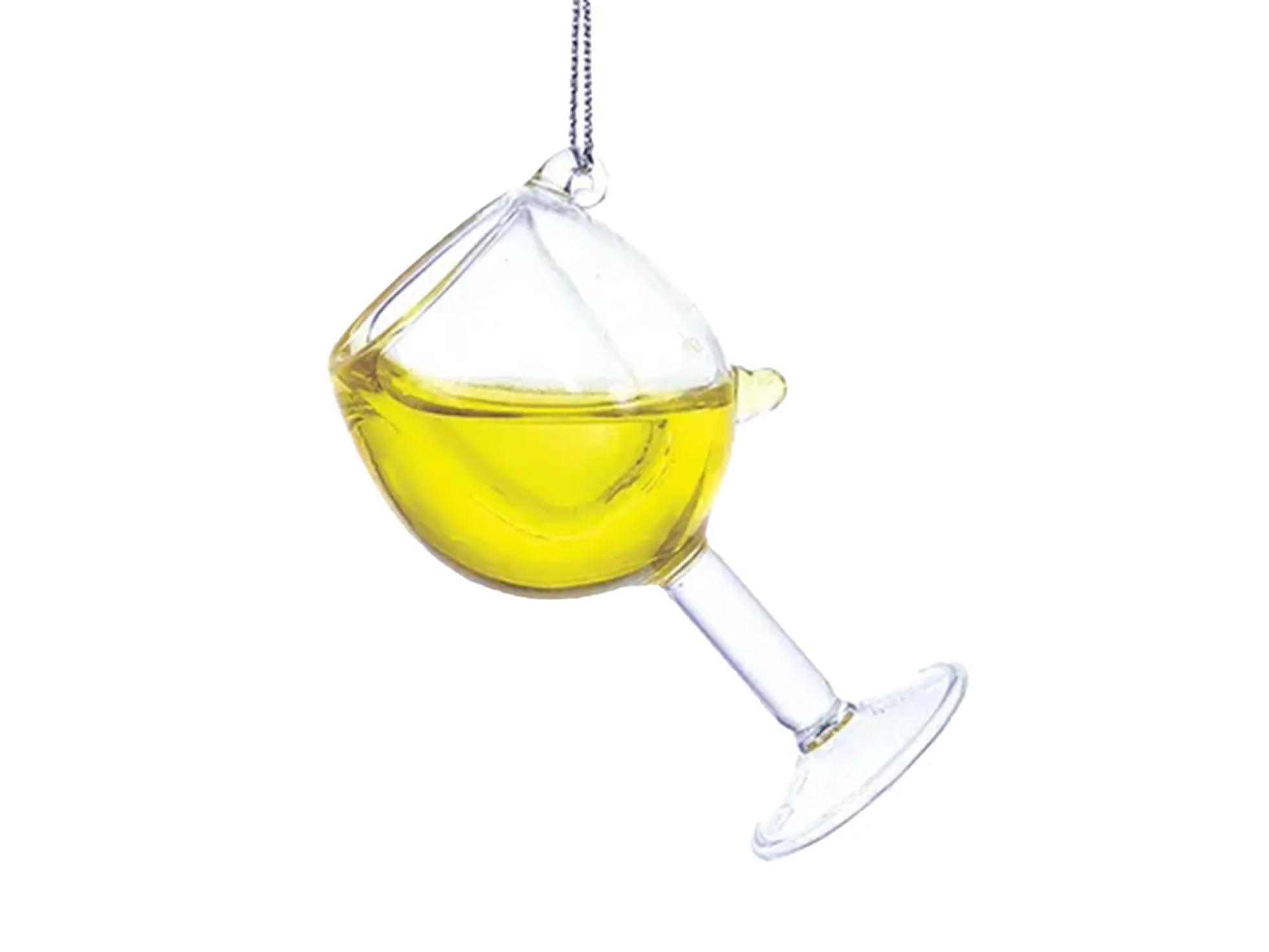 Weihnachtsbaumschmuck Weinglas Weißwein