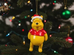 Weihnachtsbaumschmuck Winnie Puuh mit Weihnachtsmütze