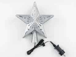 Weihnachtsbaumspitze Stern mit Projektor - Spralla