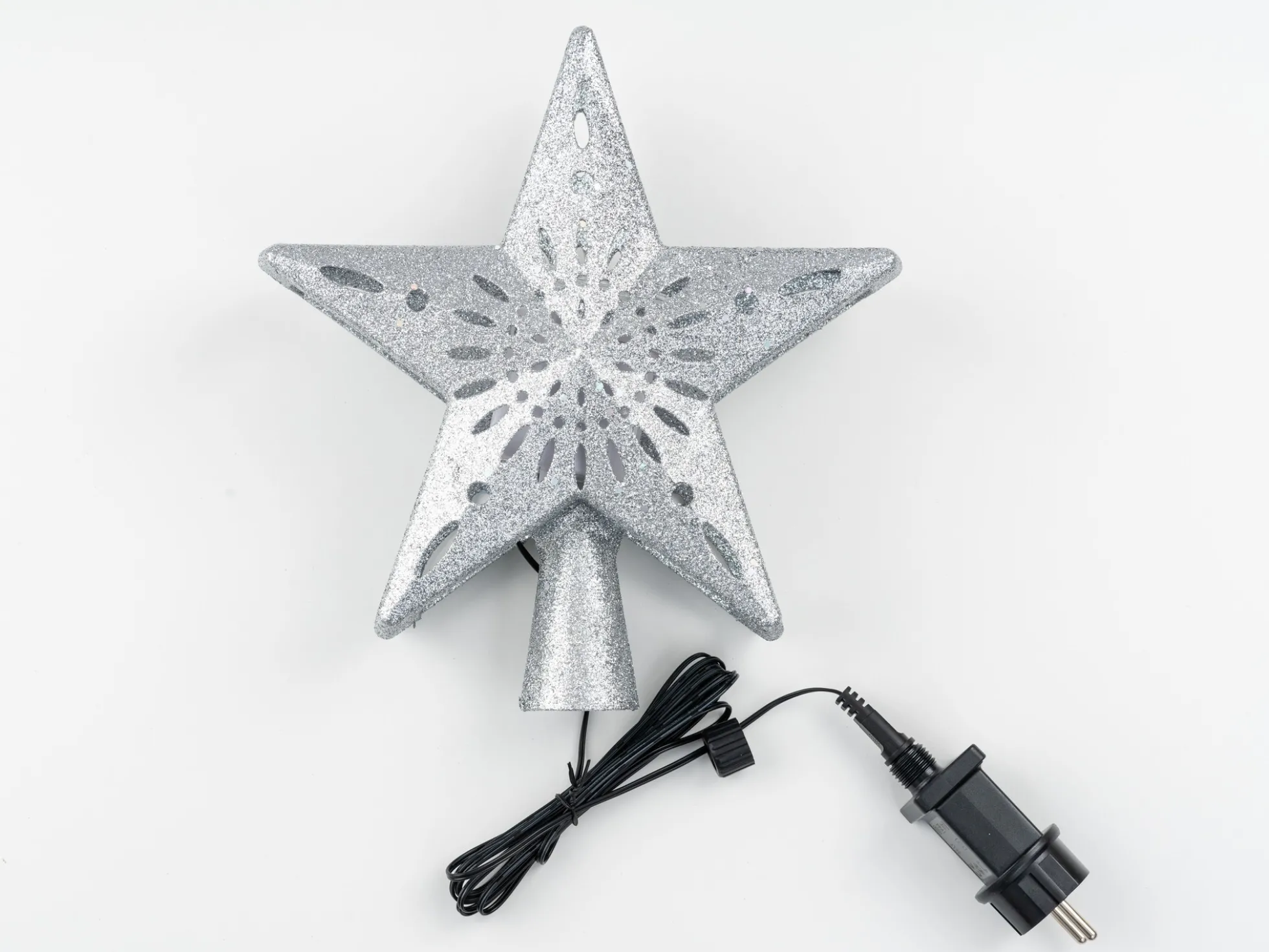 Weihnachtsbaumspitze Stern mit Projektor - Spralla