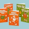 Weihnachtskarten Retro - 10er-Pack