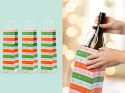 Weinbeutel 3er-Pack - Peace on Earth
