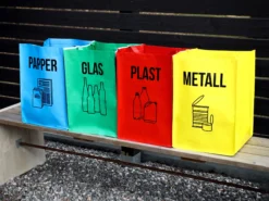 Wertstofftaschen, 4er-Pack