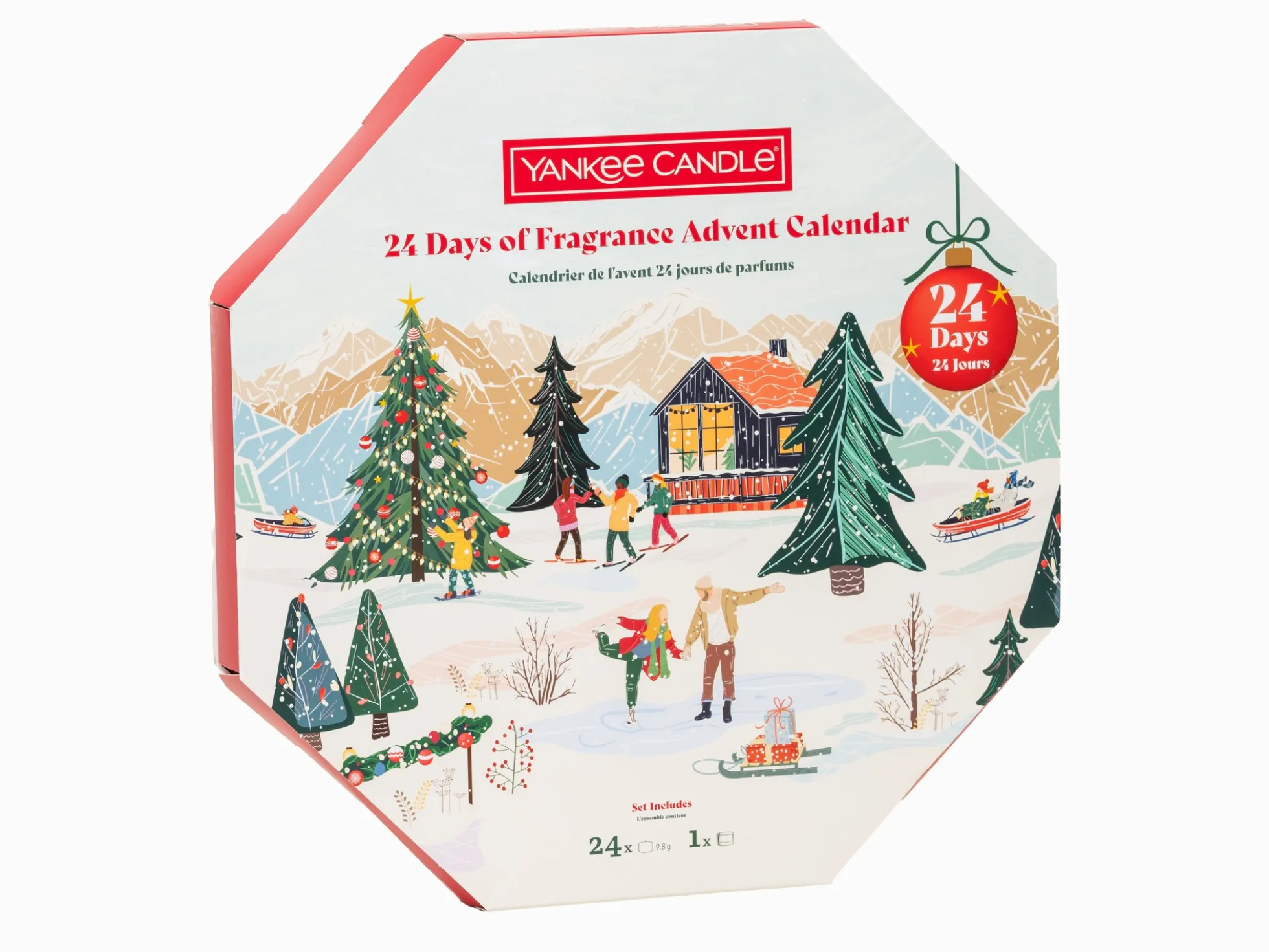Yankee Candle Adventskalender mit Teelichtern